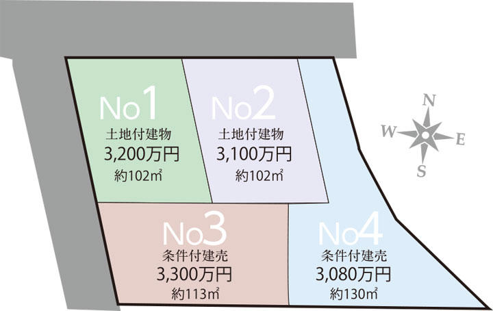 町田図師 ジェントルハウス+エコ-区画図